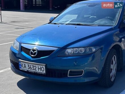 Синий Мазда 6, объемом двигателя 1.8 л и пробегом 195 тыс. км за 4800 $, фото 1 на Automoto.ua