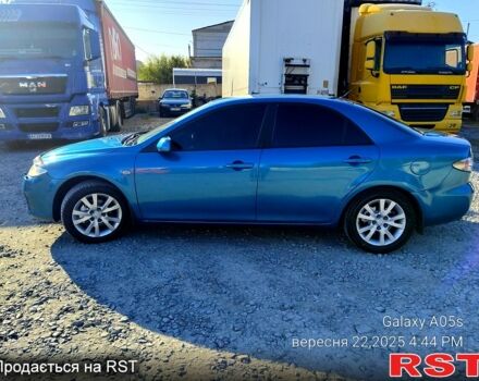 Синій Мазда 6, об'ємом двигуна 2 л та пробігом 385 тис. км за 4500 $, фото 1 на Automoto.ua