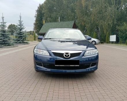 Синий Мазда 6, объемом двигателя 2 л и пробегом 300 тыс. км за 3900 $, фото 1 на Automoto.ua