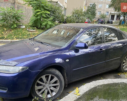 Синий Мазда 6, объемом двигателя 1.8 л и пробегом 185 тыс. км за 4000 $, фото 1 на Automoto.ua