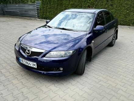 Синий Мазда 6, объемом двигателя 1.8 л и пробегом 240 тыс. км за 4200 $, фото 1 на Automoto.ua