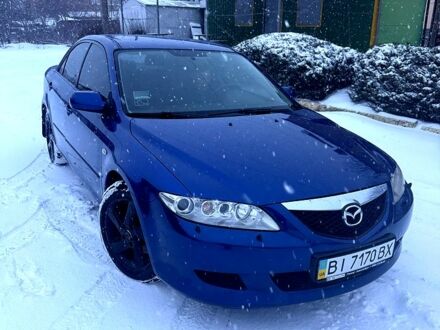 Синий Мазда 6, объемом двигателя 2 л и пробегом 182 тыс. км за 3900 $, фото 1 на Automoto.ua