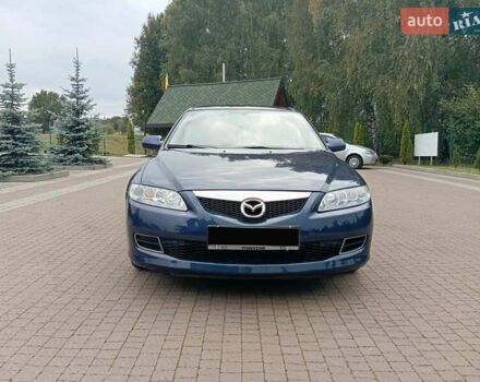 Синий Мазда 6, объемом двигателя 2 л и пробегом 300 тыс. км за 3900 $, фото 1 на Automoto.ua