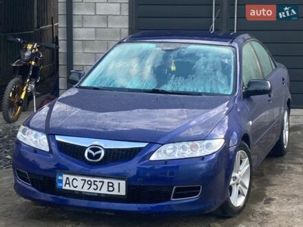 Синій Мазда 6, об'ємом двигуна 2 л та пробігом 290 тис. км за 3550 $, фото 1 на Automoto.ua