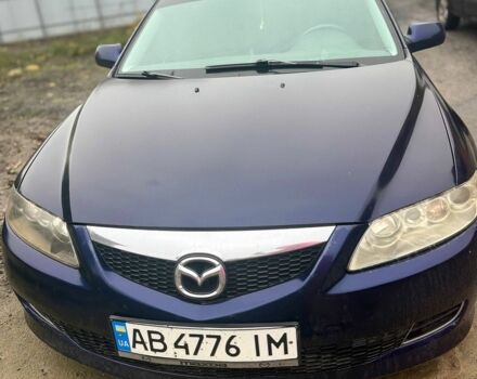 Синий Мазда 6, объемом двигателя 2 л и пробегом 344 тыс. км за 4700 $, фото 1 на Automoto.ua
