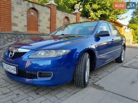 Синий Мазда 6, объемом двигателя 1.8 л и пробегом 187 тыс. км за 4495 $, фото 1 на Automoto.ua