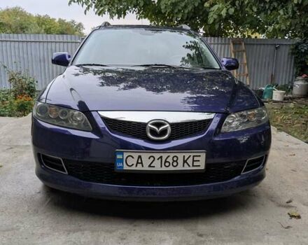 Синий Мазда 6, объемом двигателя 1.8 л и пробегом 216 тыс. км за 5500 $, фото 1 на Automoto.ua