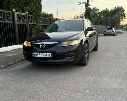 Синий Мазда 6, объемом двигателя 2 л и пробегом 250 тыс. км за 2300 $, фото 1 на Automoto.ua