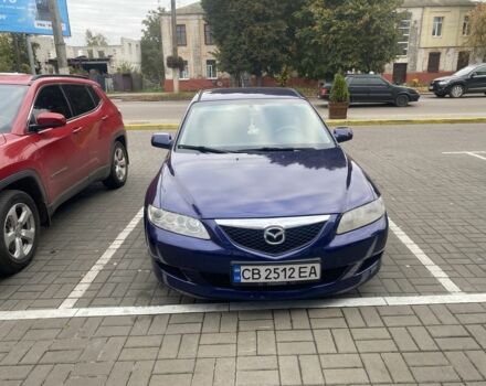 Синий Мазда 6, объемом двигателя 1.8 л и пробегом 230 тыс. км за 4000 $, фото 1 на Automoto.ua