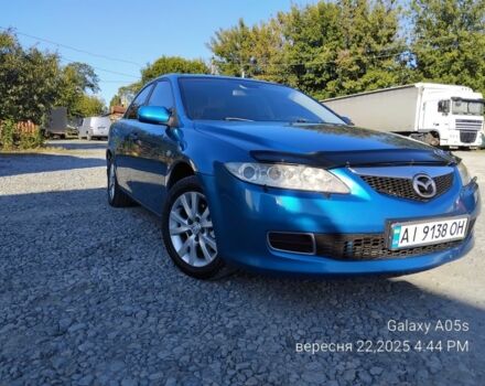 Синий Мазда 6, объемом двигателя 2 л и пробегом 385 тыс. км за 4500 $, фото 1 на Automoto.ua