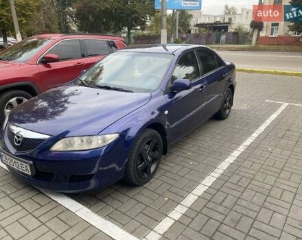 Синий Мазда 6, объемом двигателя 1.8 л и пробегом 230 тыс. км за 4000 $, фото 1 на Automoto.ua