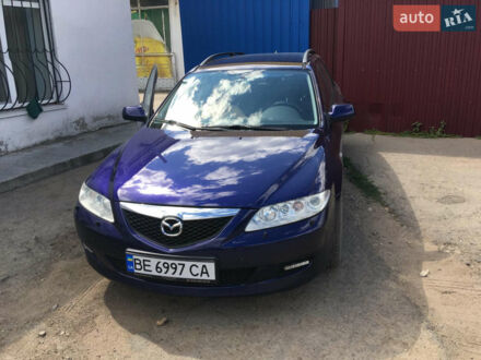 Синий Мазда 6, объемом двигателя 2 л и пробегом 315 тыс. км за 5000 $, фото 1 на Automoto.ua