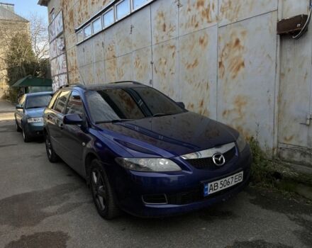 Синий Мазда 6, объемом двигателя 2 л и пробегом 294 тыс. км за 4700 $, фото 1 на Automoto.ua