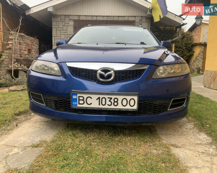 Синий Мазда 6, объемом двигателя 2 л и пробегом 330 тыс. км за 2950 $, фото 1 на Automoto.ua