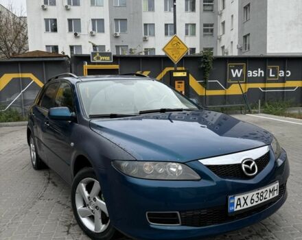 Синій Мазда 6, об'ємом двигуна 2 л та пробігом 376 тис. км за 2400 $, фото 1 на Automoto.ua