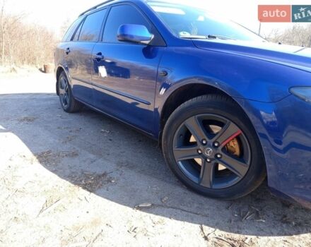 Синій Мазда 6, об'ємом двигуна 2 л та пробігом 413 тис. км за 6200 $, фото 1 на Automoto.ua