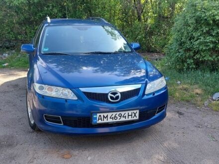 Мазда 6 2006 у Житомирі на Automoto.ua Синій Мазда 6, об'ємом двигуна 2 л та пробігом 320 тис. км за 3450 $, фото 1 на Automoto.ua