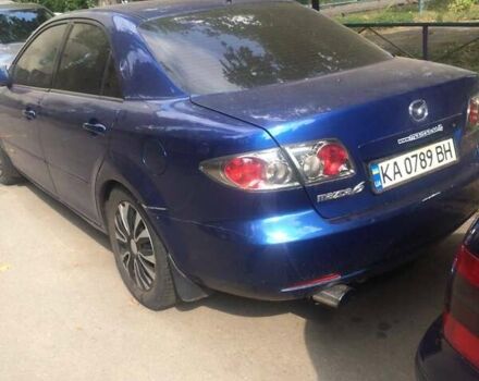 Синий Мазда 6, объемом двигателя 2 л и пробегом 300 тыс. км за 4750 $, фото 1 на Automoto.ua