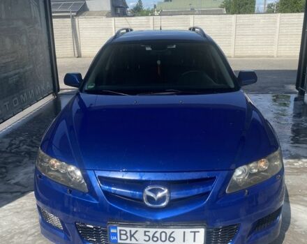 Синий Мазда 6, объемом двигателя 2 л и пробегом 260 тыс. км за 4200 $, фото 1 на Automoto.ua