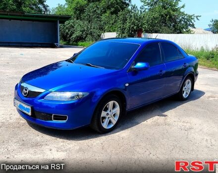 Синий Мазда 6, объемом двигателя 1.8 л и пробегом 178 тыс. км за 5200 $, фото 1 на Automoto.ua