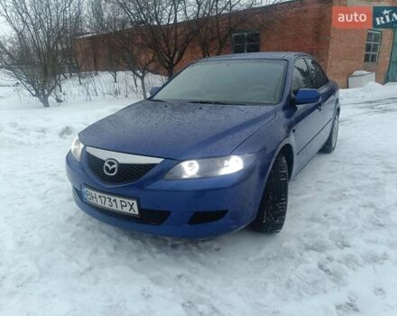 Синий Мазда 6, объемом двигателя 2.26 л и пробегом 220 тыс. км за 3350 $, фото 1 на Automoto.ua