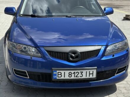 Мазда 6 2006 в Полтаве на Automoto.ua Синий Мазда 6, объемом двигателя 2 л и пробегом 201 тыс. км за 4200 $, фото 1 на Automoto.ua