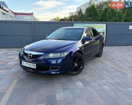 Синій Мазда 6, об'ємом двигуна 2 л та пробігом 221 тис. км за 4500 $, фото 1 на Automoto.ua