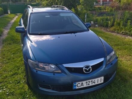 Синій Мазда 6, об'ємом двигуна 2 л та пробігом 230 тис. км за 4500 $, фото 1 на Automoto.ua