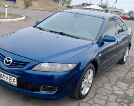 Синий Мазда 6, объемом двигателя 2 л и пробегом 168 тыс. км за 3300 $, фото 1 на Automoto.ua