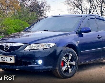Синий Мазда 6, объемом двигателя 2 л и пробегом 330 тыс. км за 4000 $, фото 1 на Automoto.ua