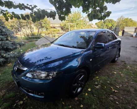 Синий Мазда 6, объемом двигателя 2 л и пробегом 312 тыс. км за 5313 $, фото 1 на Automoto.ua