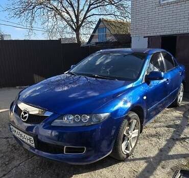 Синій Мазда 6, об'ємом двигуна 1.8 л та пробігом 235 тис. км за 4500 $, фото 1 на Automoto.ua