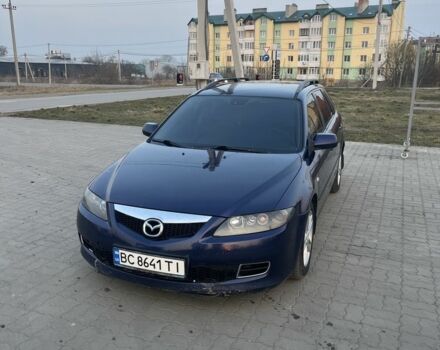 Синий Мазда 6, объемом двигателя 2 л и пробегом 319 тыс. км за 2599 $, фото 1 на Automoto.ua