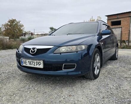 Синий Мазда 6, объемом двигателя 2 л и пробегом 250 тыс. км за 4250 $, фото 1 на Automoto.ua