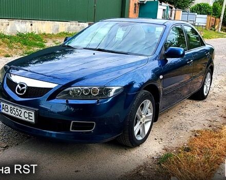 Синий Мазда 6, объемом двигателя 2 л и пробегом 170 тыс. км за 4999 $, фото 1 на Automoto.ua