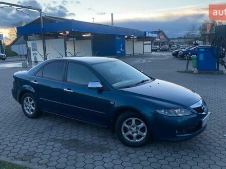 Синий Мазда 6, объемом двигателя 1.8 л и пробегом 258 тыс. км за 4100 $, фото 1 на Automoto.ua
