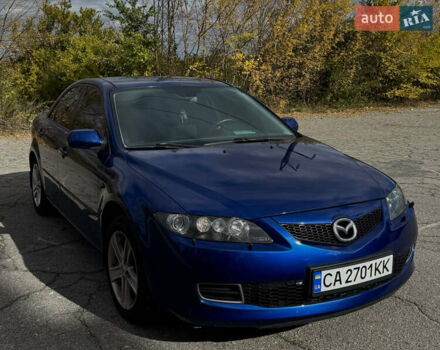 Синий Мазда 6, объемом двигателя 2 л и пробегом 184 тыс. км за 6299 $, фото 1 на Automoto.ua