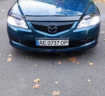 Синий Мазда 6, объемом двигателя 2 л и пробегом 207 тыс. км за 4500 $, фото 1 на Automoto.ua