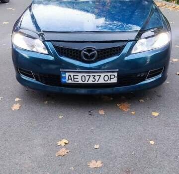 Синий Мазда 6, объемом двигателя 2 л и пробегом 207 тыс. км за 4500 $, фото 1 на Automoto.ua