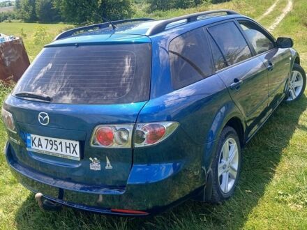 Синій Мазда 6, об'ємом двигуна 2 л та пробігом 290 тис. км за 3600 $, фото 1 на Automoto.ua