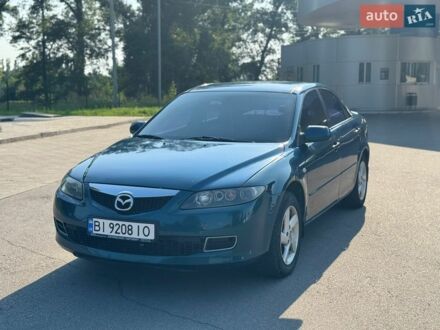 Синий Мазда 6, объемом двигателя 2 л и пробегом 300 тыс. км за 4500 $, фото 1 на Automoto.ua