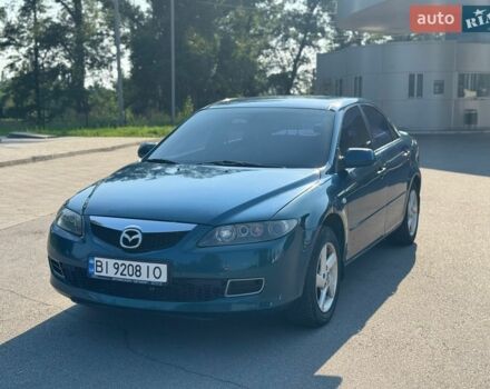 Синий Мазда 6, объемом двигателя 2 л и пробегом 300 тыс. км за 4500 $, фото 1 на Automoto.ua