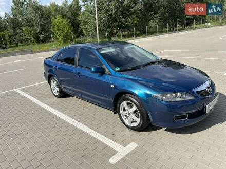 Синий Мазда 6, объемом двигателя 1.8 л и пробегом 236 тыс. км за 5200 $, фото 1 на Automoto.ua
