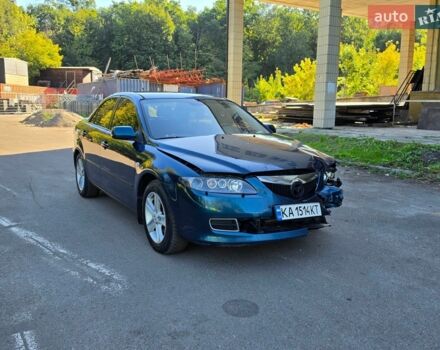 Синий Мазда 6, объемом двигателя 2 л и пробегом 200 тыс. км за 2400 $, фото 1 на Automoto.ua