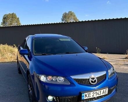 Синий Мазда 6, объемом двигателя 2 л и пробегом 300 тыс. км за 6600 $, фото 1 на Automoto.ua
