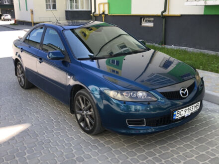 Синий Мазда 6, объемом двигателя 2 л и пробегом 192 тыс. км за 4900 $, фото 1 на Automoto.ua