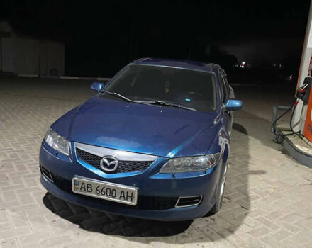 Синий Мазда 6, объемом двигателя 2 л и пробегом 300 тыс. км за 4600 $, фото 1 на Automoto.ua