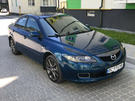 Синий Мазда 6, объемом двигателя 2 л и пробегом 192 тыс. км за 5700 $, фото 1 на Automoto.ua