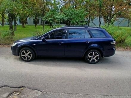 Синій Мазда 6, об'ємом двигуна 2 л та пробігом 350 тис. км за 3601 $, фото 1 на Automoto.ua