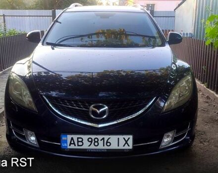 Синий Мазда 6, объемом двигателя 2 л и пробегом 320 тыс. км за 6200 $, фото 1 на Automoto.ua
